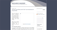 Desktop Screenshot of blog.riscario.com