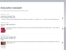 Tablet Screenshot of blog.riscario.com